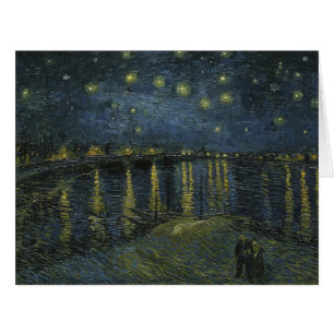 Vincent Van Gogh, The Starry Night Over the Rhone Cards