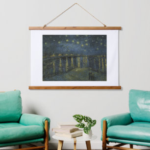 Vincent Van Gogh, The Starry Night Over the Rhone Hanging Tapestry