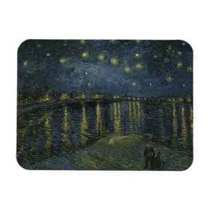 Vincent Van Gogh, The Starry Night Over the Rhone Magnet