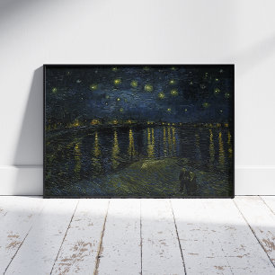 Vincent Van Gogh, The Starry Night Over the Rhone Poster