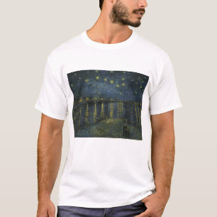 Vincent Van Gogh, The Starry Night Over the Rhone T-Shirt