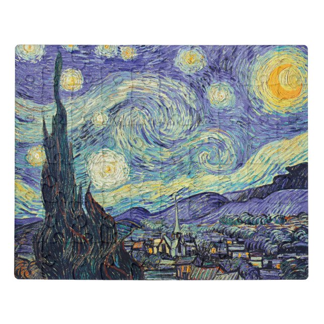 Vincent Van Gogh The Starry Night P Jigsaw Puzzle (Puzzle Horizontal)