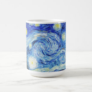Vincent Van Gogh, The Starry Night painting Color Morph Mug