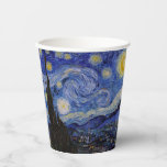 Vincent Van Gogh - The Starry night Paper Cups<br><div class="desc">The Starry Night / La nuit etoilee - Vincent Van Gogh in 1889</div>