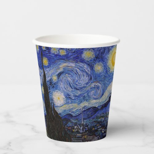 Vincent Van Gogh _ The Starry night Paper Cups