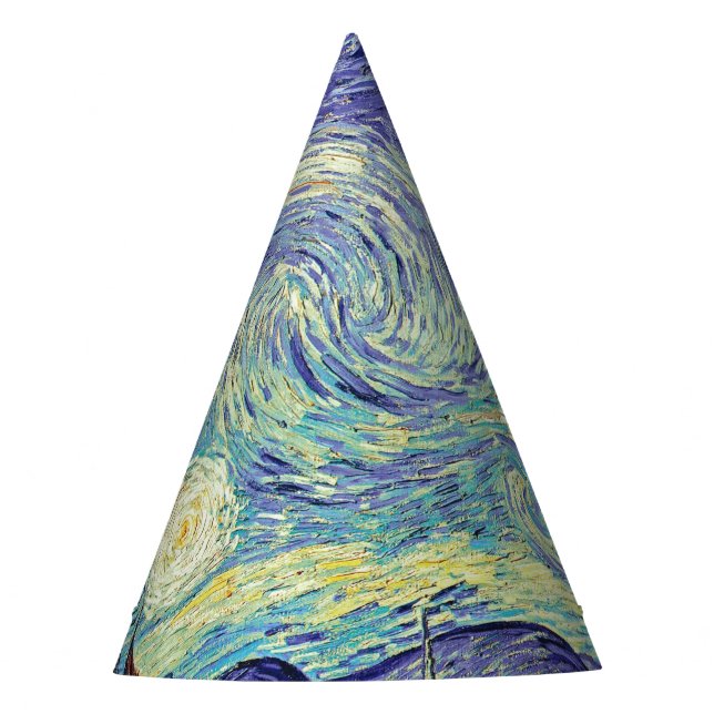 Vincent Van Gogh The Starry Night   Party Hat (Front)
