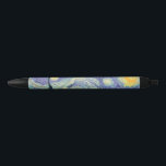 Vincent Van Gogh/ The Starry Night   Pen<br><div class="desc">Vincent Van Gogh The Starry Night. This is an old masterpiece from the dutch master painter Vincent Van Gogh was a dutch post impressionist painter. Night Landscape. There is a tree in the foreground. The city is in the middle ground. Mountains in the background. There is a moon in the...</div>