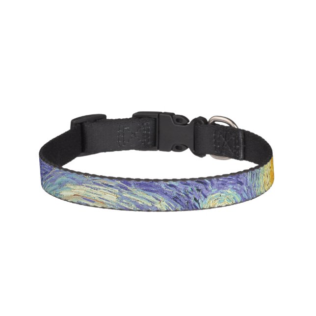 Vincent Van Gogh/ The Starry Night  Pet Collar (Front)