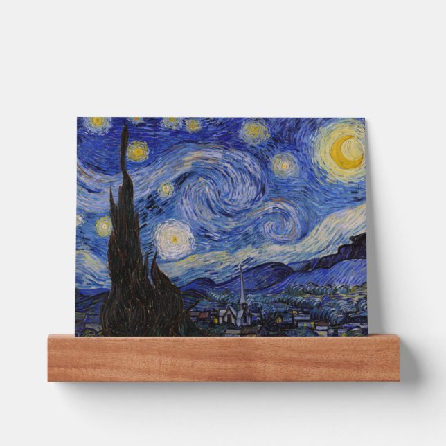 Vincent Van Gogh - The Starry night Picture Ledge (Front)