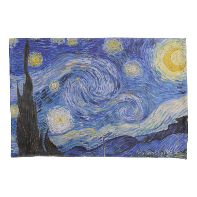 Vincent Van Gogh - The Starry night Pillow Case (Front)