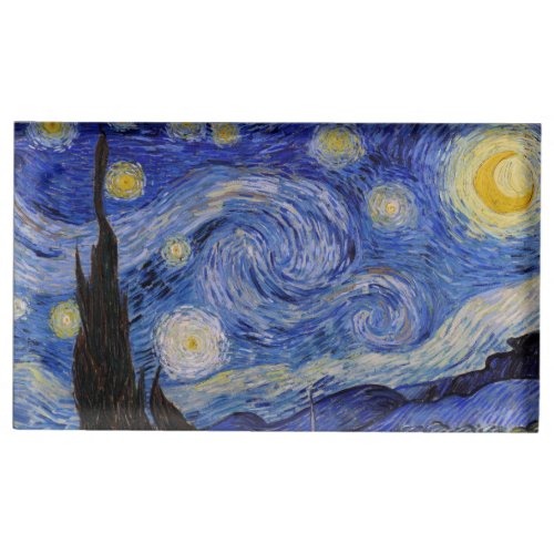 Vincent Van Gogh _ The Starry night Place Card Holder