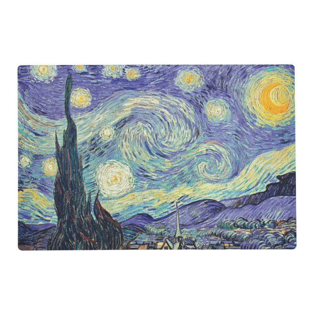 Vincent Van Gogh/ The Starry Night    Placemat (Front)