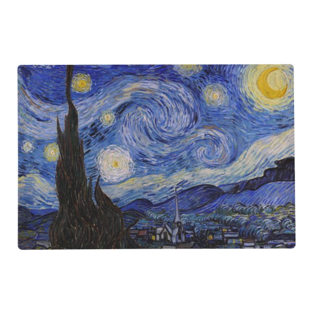 Vincent Van Gogh - The Starry night Placemat (Front)