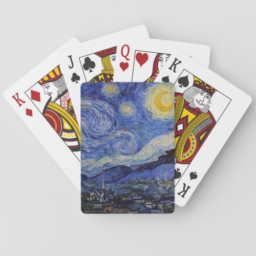 Vincent Van Gogh _ The Starry night Poker Cards
