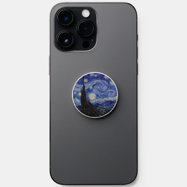 Vincent Van Gogh The Starry night PopSocket Zazzle