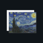 Vincent Van Gogh, The Starry Night Postcard<br><div class="desc">Vincent Van Gogh - The Starry Night,  1889.</div>