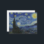 Vincent Van Gogh, The Starry Night Postcard<br><div class="desc">Vincent Van Gogh - The Starry Night,  1889.</div>