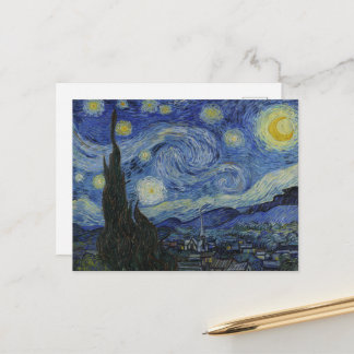 Vincent Van Gogh, The Starry Night Postcard