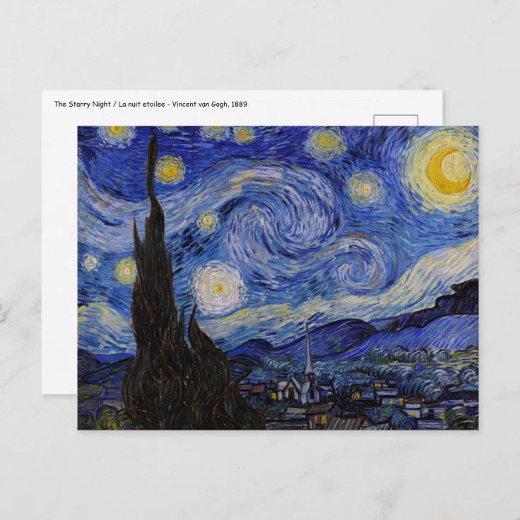 Vincent Van Gogh - The Starry night Postcard