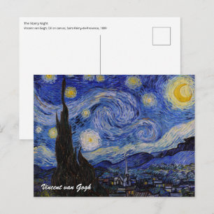 Vincent Van Gogh - The Starry night Postcard