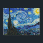 Vincent Van Gogh The Starry Night Postcard<br><div class="desc">Vincent Van Gogh's The Starry Night Detail</div>