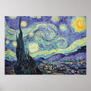 Vincent Van Gogh The Starry Night Poster