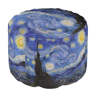 Vincent Van Gogh - The Starry night Pouf
