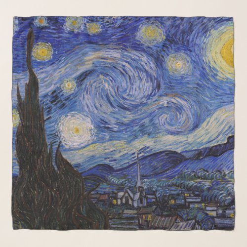 Vincent Van Gogh _ The Starry night Scarf