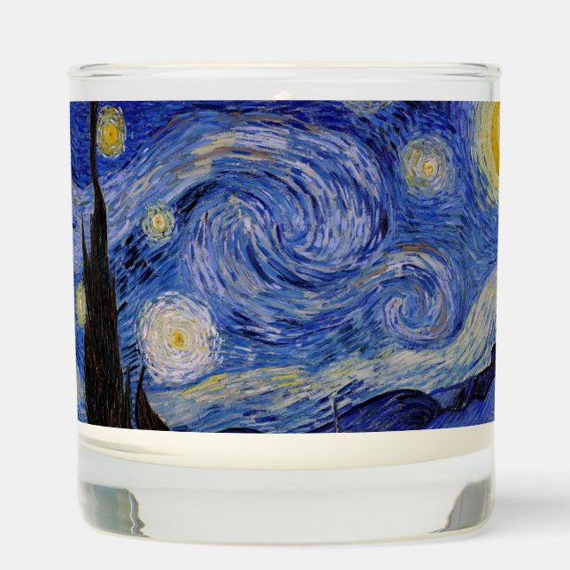 Vincent Van Gogh - The Starry night Scented Candle (Front)