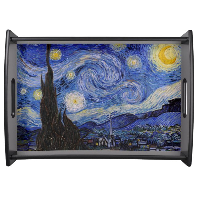 Vincent Van Gogh - The Starry night Serving Tray (Front)