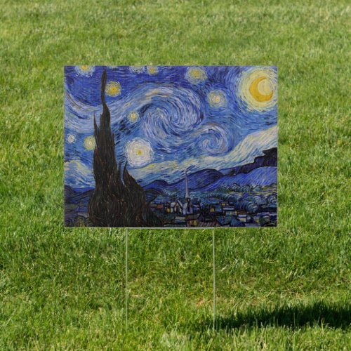 Vincent Van Gogh _ The Starry night Sign