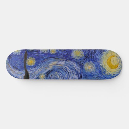 Vincent Van Gogh _ The Starry night Skateboard