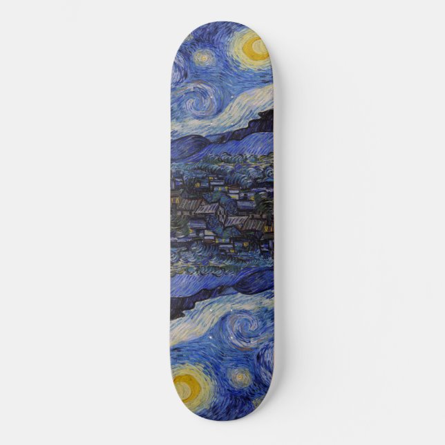Vincent Van Gogh - The Starry night Skateboard (Front)