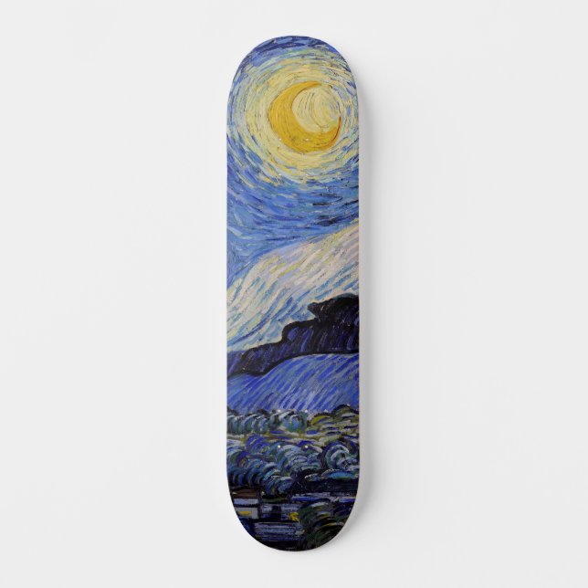 Vincent Van Gogh - The Starry night Skateboard (Front)