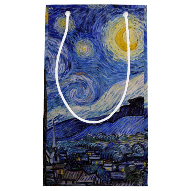Vincent Van Gogh - The Starry night Small Gift Bag (Front)
