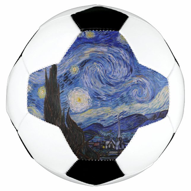 Vincent Van Gogh - The Starry night Soccer Ball (Front)