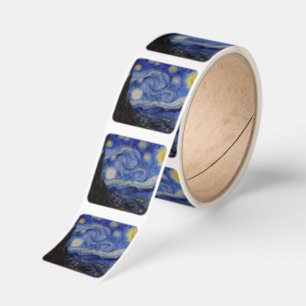 Vincent Van Gogh - The Starry night Square Sticker