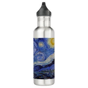 Vincent Van Gogh - The Starry night Stainless Steel Water Bottle