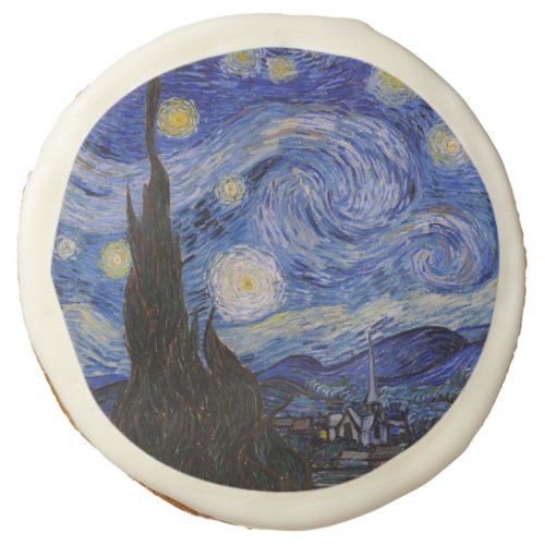 Vincent Van Gogh _ The Starry night Sugar Cookie