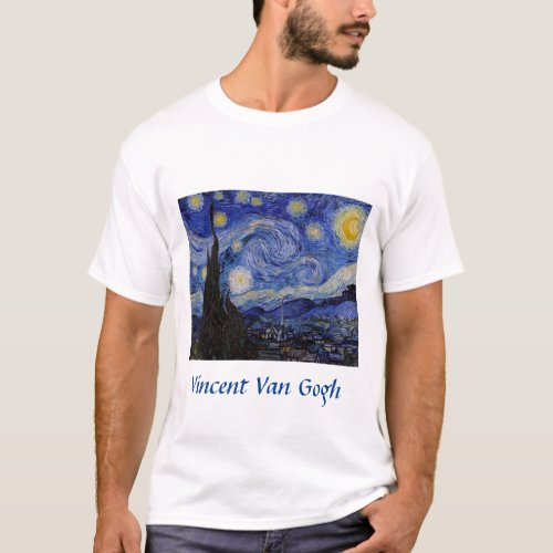 Vincent Van Gogh _ The Starry night T_Shirt