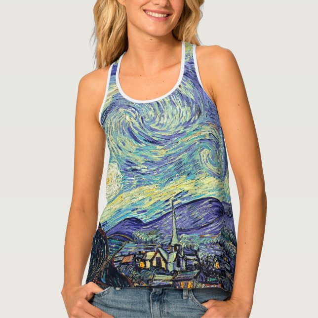 Vincent Van Gogh/ The Starry Night    Tank Top (Front)