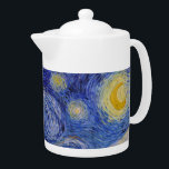 Vincent Van Gogh - The Starry night Teapot<br><div class="desc">The Starry Night / La nuit etoilee - Vincent van Gogh,  1889</div>