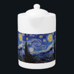 Vincent Van Gogh - The Starry night Teapot<br><div class="desc">The Starry Night / La nuit etoilee - Vincent van Gogh,  1889</div>