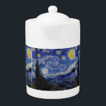 Vincent Van Gogh - The Starry night Teapot<br><div class="desc">The Starry Night / La nuit etoilee - Vincent van Gogh,  1889</div>