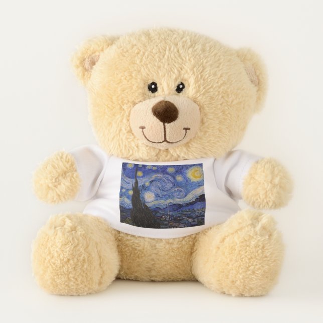 Vincent Van Gogh - The Starry night Teddy Bear (Front)