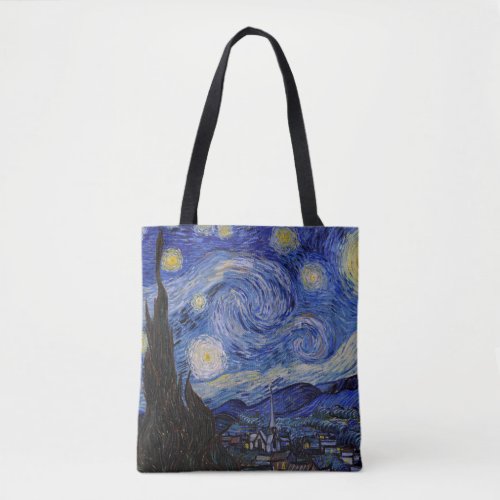 Vincent Van Gogh _ The Starry night Tote Bag