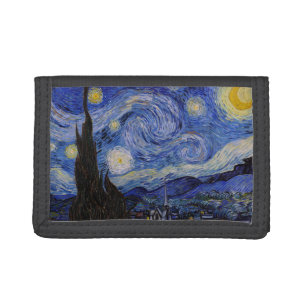 Vincent Van Gogh - The Starry night Tri-fold Wallet