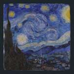 Vincent Van Gogh - The Starry night Trivet<br><div class="desc">The Starry Night / La nuit etoilee - Vincent Van Gogh in 1889</div>