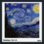 Vincent Van Gogh - The Starry night Wall Decal<br><div class="desc">The Starry Night / La nuit etoilee - Vincent Van Gogh in 1889</div>