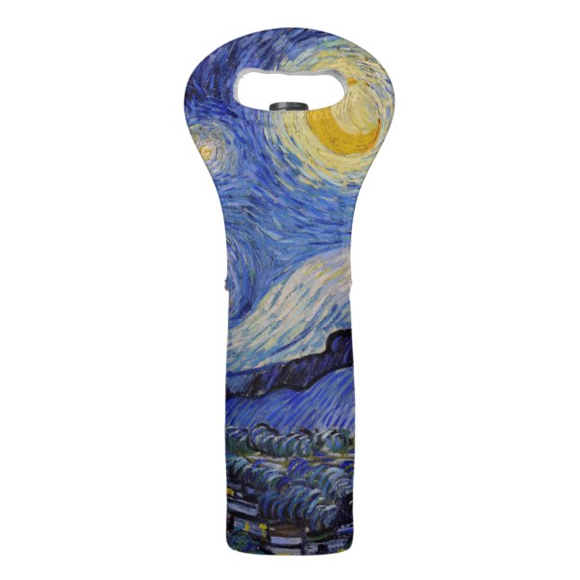 Vincent Van Gogh - The Starry night Wine Bag (Front)